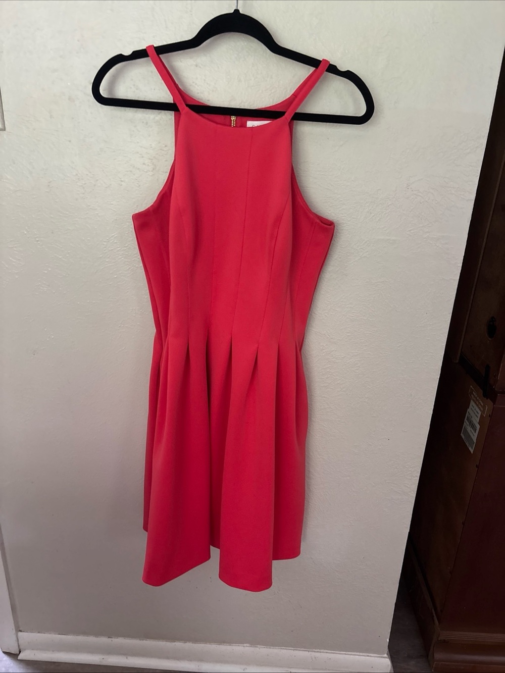 Calvin Klein Coral Pink A-Line knee length Dress size 0